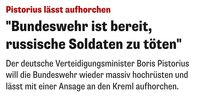 Die töten dann zurück Boris, gell. Opa wusste das noch.