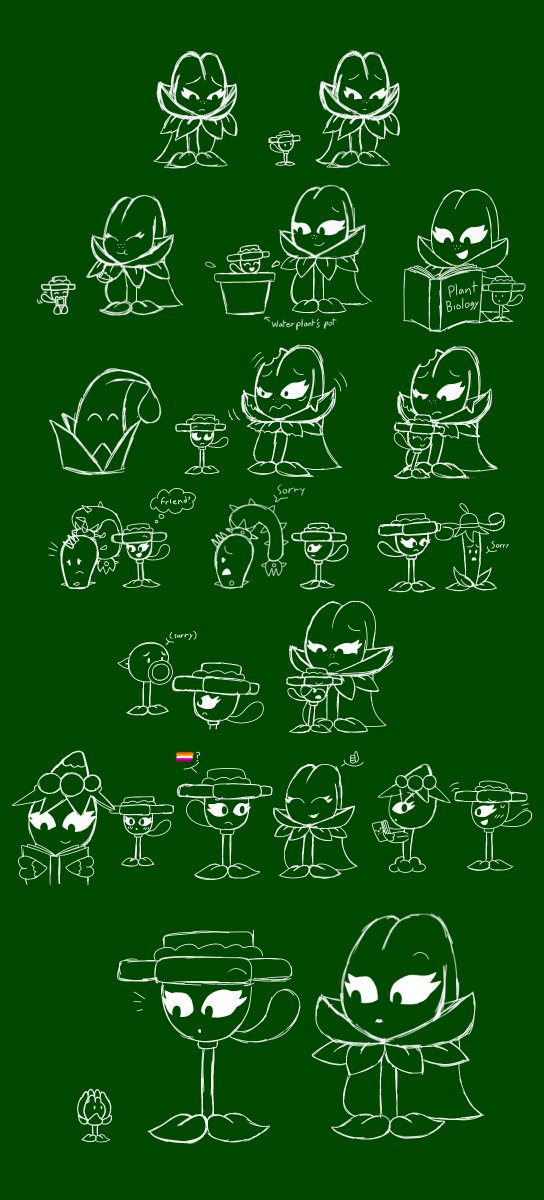 DylanAdobo's tweet image. a small fun chalkboard comic of Hocus Crocus and Buttercup #pvz2 #plantsvszombies #plantsvszombiesfanart #pvzfanart #pvz #pvzart