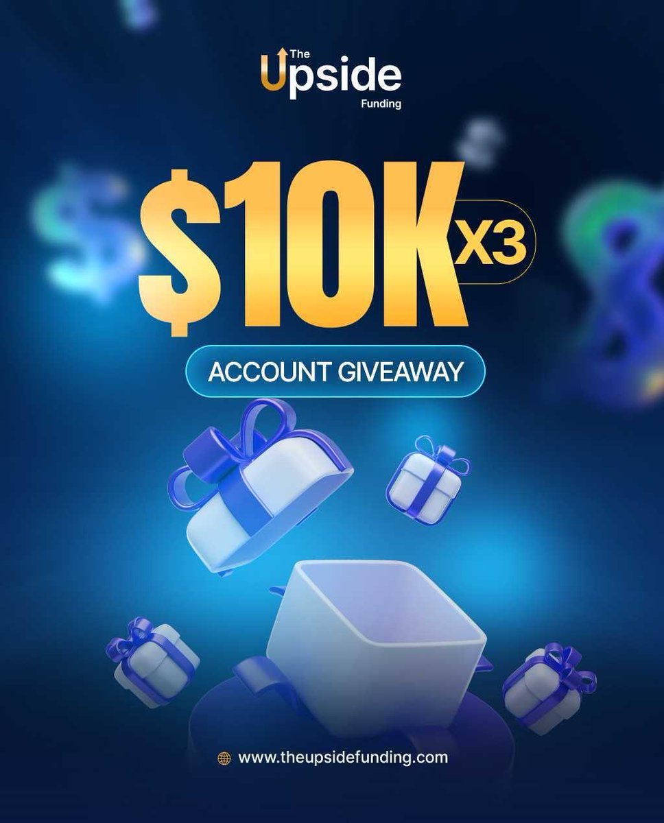 Investor_Abdul_🕊️ (@investor_abdul_) on Twitter photo 🎁GIVEAWAY🎁
10K X3 CHALLENGE ACCOUNT
Rules to enter:
Follow <a href="/upsidefunding/">The Upside Funding</a> <a href="/Investor_Abdul_/">Investor_Abdul_🕊️</a>
Join our discord ( discord.gg/mfrQbfnJ)
Like and Retweet
Tag 3 trader friends
Use code ABDUL20 at checkout to get 20% OFF all challenge accounts! at theupsidefunding.com 🎁GIVEAWAY🎁
10K X3 CHALLENGE ACCOUNT
Rules to enter:
Follow <a href="/upsidefunding/">The Upside Funding</a> <a href="/Investor_Abdul_/">Investor_Abdul_🕊️</a>
Join our discord ( discord.gg/mfrQbfnJ)
Like and Retweet
Tag 3 trader friends
Use code ABDUL20 at checkout to get 20% OFF all challenge accounts! at theupsidefunding.com