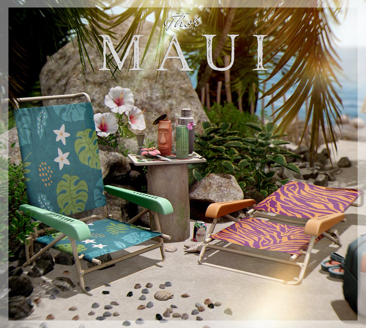 ..::THOR::.. Maui Beach Set @ Kustom9 Event, July 2025 round #flickr flic.kr/p/2rgFmUS 
🌴Bring the tropics to Second Life! 
🚕maps.secondlife.com/secondlife/kus… 
Thor Media: thorsecondlife.carrd.co
Join us under the sun!🍹☀️ #SecondLife  #Kustom9
<a href="/Kustom9_sl/">Kustom9</a>