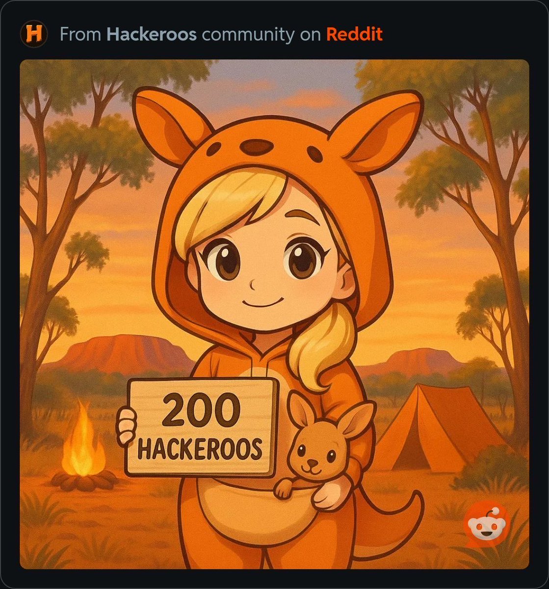 hackeroos_au's tweet image. Reddit is not so keen for AI, so let's give 'em something more interesting to whinge about when we hit 300...
