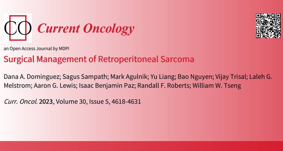 CurrentOncology's tweet image. π₯ #HighCitedPaper
βπ» Surgical Management of Retroperitoneal Sarcoma
Read more here π brnw.ch/21wU9da
π Cited more than 10 times!
#RetroperitonealSarcoma #Liposarcoma