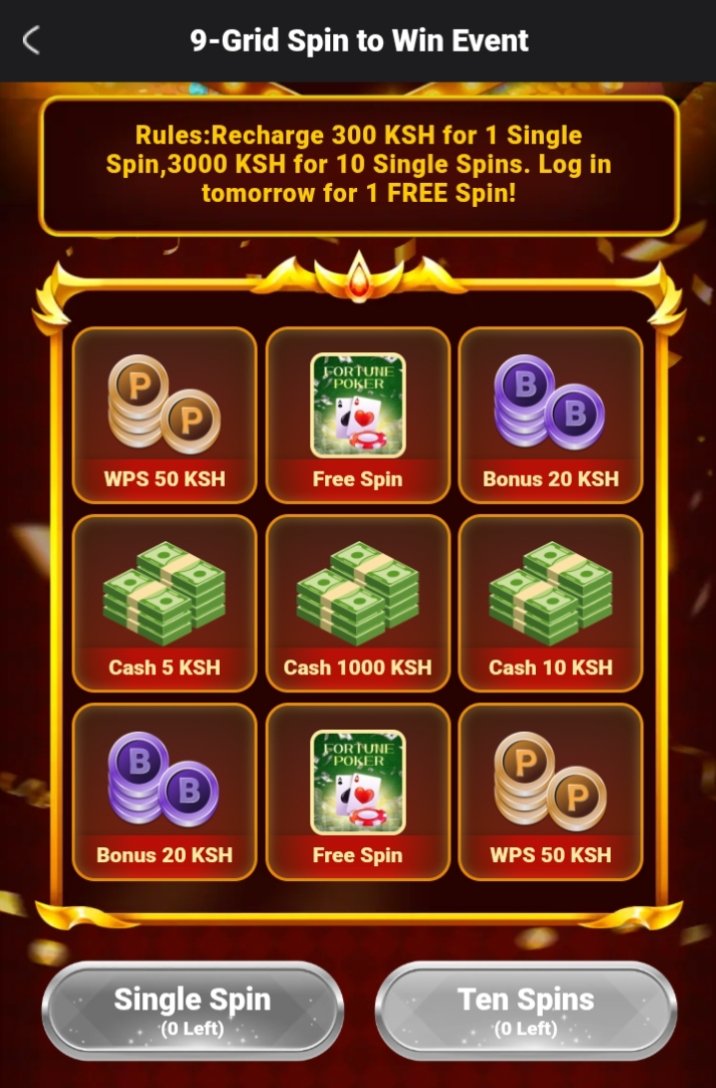 WinsrushK's tweet photo. 🚨New promotion 🔥 ✨🎊🎉

9️⃣-Grid Spin to Win Event💪
Dont miss out on new promotions🎉🎊 available on winsrush now💯
Just recharge 300 KSH for 1 Single Spin,3000 KSH for 10 Single Spins. Log in tomorrow for 1 FREE Spin!
Login now, https://t.co/4uaog7TzEa &amp; recharge. https://t.co/xNus4rjyWG