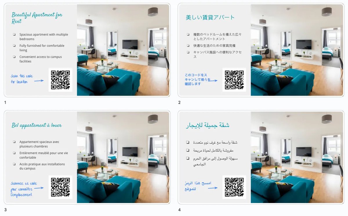 aryanirani123's tweet photo. Manually translating marketing content is a pain. This step-by-step guide shows you how to leverage Google Translate, Google Sheets, Slides, and the Document Studio Add-on to automate it.
#DocumentStudio #googleworkspace #GoogleAddons
@workspacedevs
https://t.co/mpD7Rji9uN https://t.co/4n2gNdJRUY