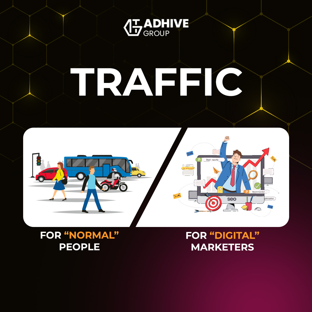 Getting stuck in traffic can be stressful but website traffic? Now that is a digital marketer’s dream.​😮‍💨
#DigitalMarketingHumour #TrafficGoals