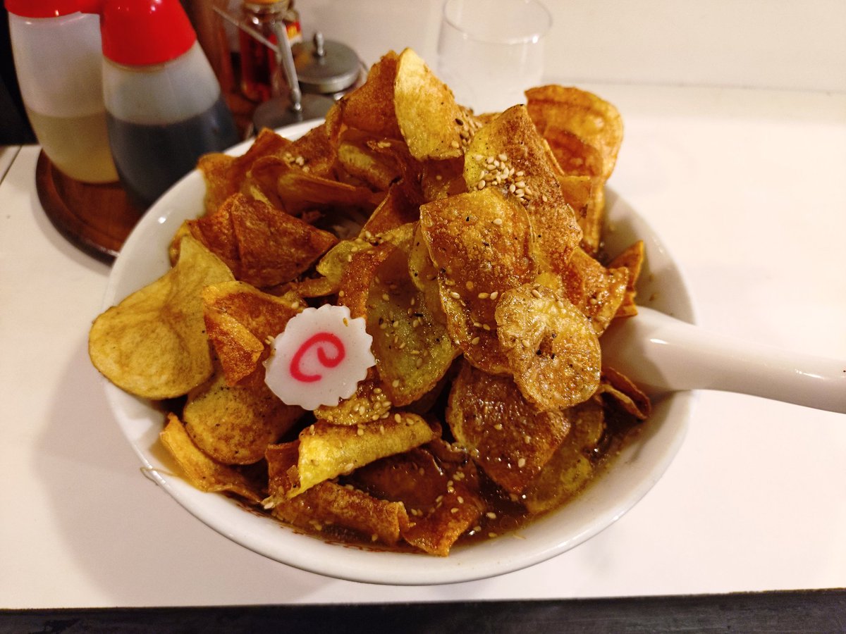 75_actor's tweet image. 【🥔公演情報🍟】
おはようございます。今日紹介するのはポロ春さんのじゃがバターラーメン。上のポテトがおやつみたいにパクパクいけちゃう〜お腹を極限まで空かせてから行くのをおすすめします笑
ご予約受け付けておりますのでぜひ✨
🫱🏻shibai-engine.net/prism/webform.…
#エルムぺトリコール
#光岡菜々子