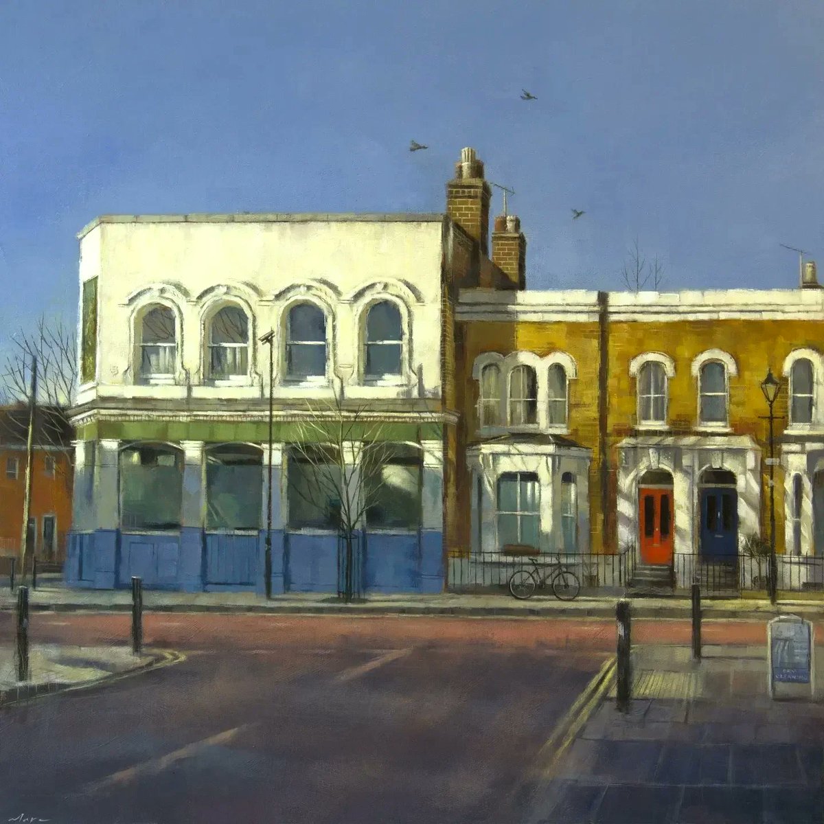 MGooderham's tweet image. A painting from last year.
Afternoon Light, Antill Road.
60x60cm.