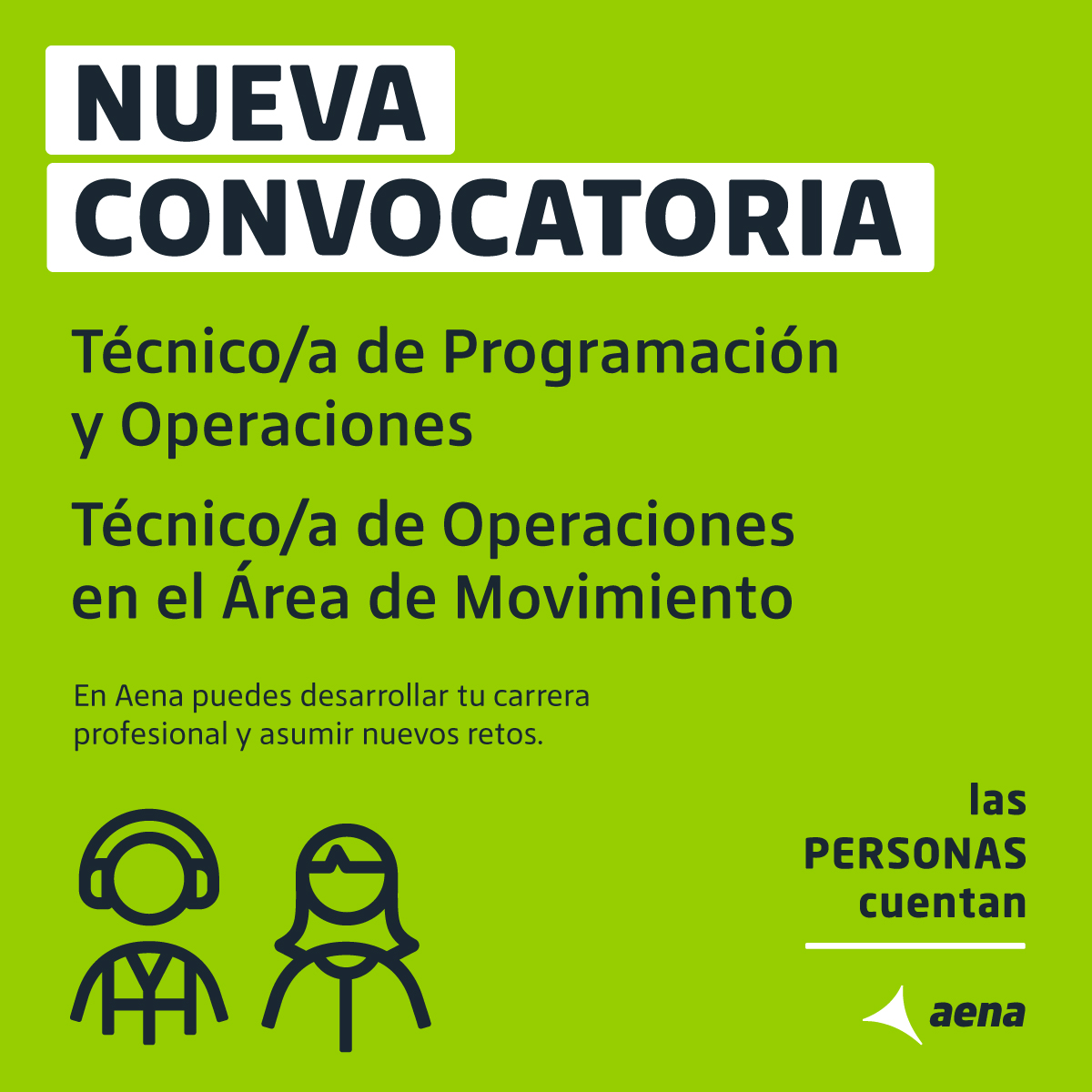 🛫 ¿Quieres trabajar en una empresa líder del sector aeroportuario❓
Te interesa esta oportunidad de #empleo 👇

Bolsas de candidatos/as en reserva para futuras contrataciones de carácter fijo y temporal para las ocupaciones:  

✅ Técnico/a de Programación y Operaciones.
✅