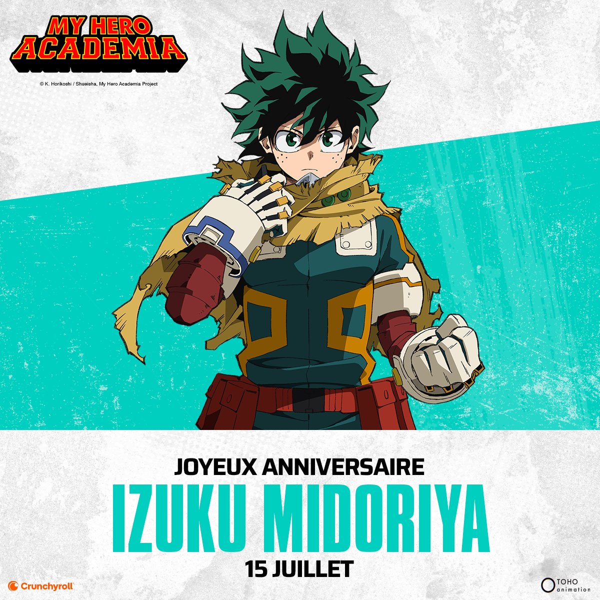 Une résilience hors du commun. Joyeux anniversaire, Deku ! 🎉💚

Attendez-vous à le revoir aujourd'hui 👀