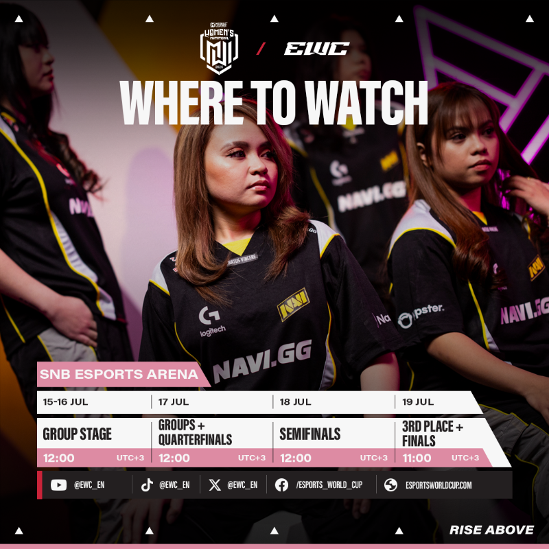 EWC_EN's tweet photo. Week 2 action begins! 🔥

Check where you can catch us live today!