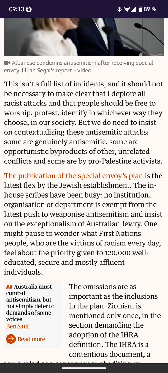 If it weren‘t such a dangerous form of stupidity, one could almost admire the mental gymnastics involved in acknowledging that modern anti-Semitism exists while simultaneously feeling the need to 'contextualize' it into invisibility wherever it appears.

theguardian.com/commentisfree/…