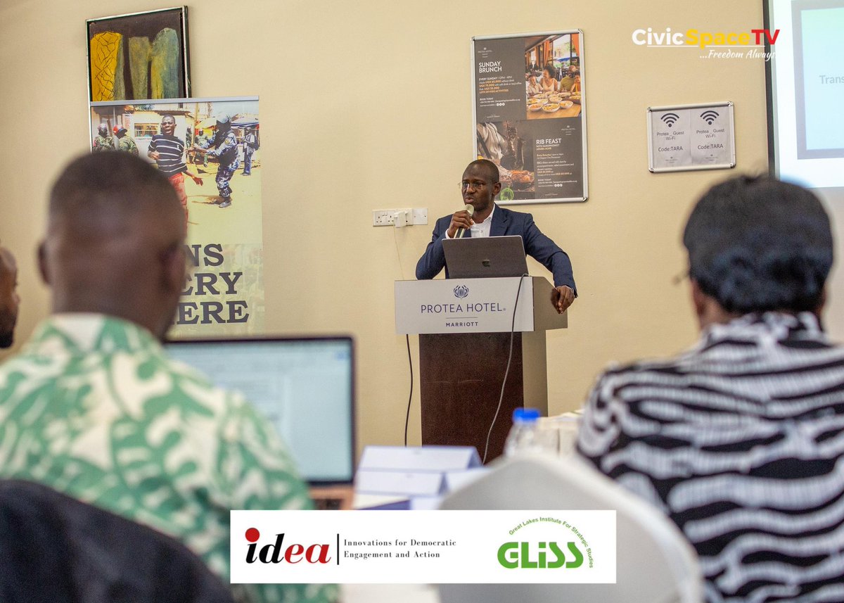 Center for Constitutional Governance (CCG) (@ccgea1) on Twitter photo <a href="/SarahBireete/">Dr. Bireete Sarah</a> <a href="/GodberTumushabe/">Godber Tumushabe</a> <a href="/JKiija/">Job Kiija</a> 2️⃣Despite the promise of a clean sheet post-1995,the military has degenerated into a tool of
both targeted & mass violence, with a partisan,ethnically charged tinge that projects its lethality at civilians(especially political opposition) in Uganda & political hot spots around🌍 <a href="/SarahBireete/">Dr. Bireete Sarah</a> <a href="/GodberTumushabe/">Godber Tumushabe</a> <a href="/JKiija/">Job Kiija</a> 2️⃣Despite the promise of a clean sheet post-1995,the military has degenerated into a tool of
both targeted & mass violence, with a partisan,ethnically charged tinge that projects its lethality at civilians(especially political opposition) in Uganda & political hot spots around🌍