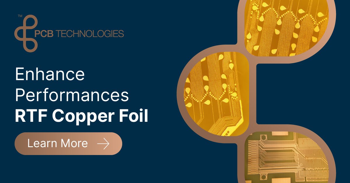 PcbTechnologies's tweet photo. RTF copper foil = better signal integrity, cleaner etching, and lower EMI.

💡 A smart upgrade from HTE — no full redesign needed.

Trusted in high-speed, high-reliability systems.

👉 Read more: https://t.co/6lkluktbI5 https://t.co/2AOQ5M4PbK