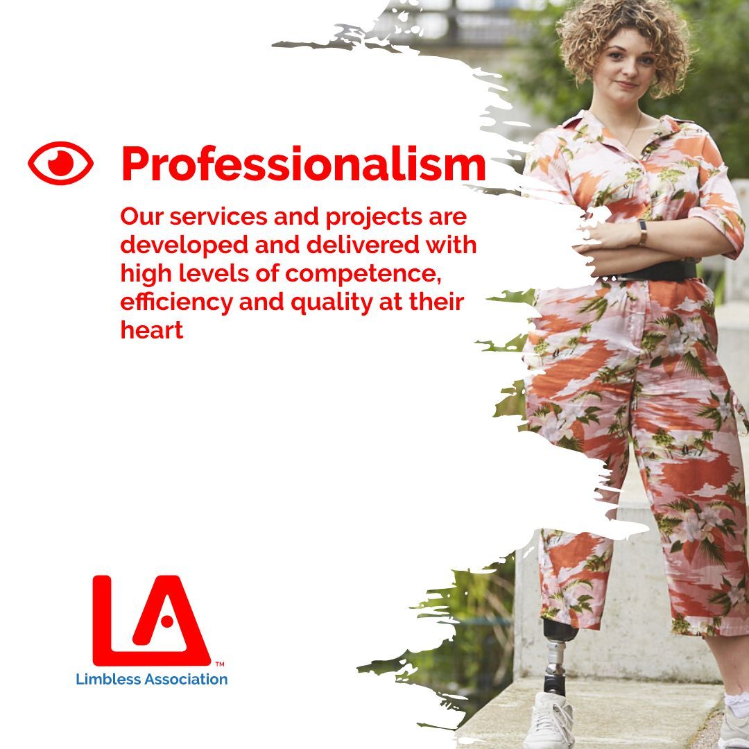 Amongst the values, vision &amp; mission statement at the LA, one of the key elements is our dedication to professionalism 🌟

We strive to make everything we do the best it can be, to fully support the #limbloss community.

Read more here 🔽

limbless-association.org/our-mission/