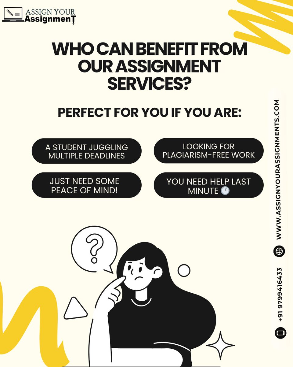 Assignments0311's tweet image. Struggling with assignments? Get expert help now! ✅ ✅ Affordable & Reliable Assignment Help ⏳ Available 24/7 for Your Assistance 📝 100% Plagiarism-Free Work Guaranteed 📊 Free AI & Plagiarism Report Included 🎯 Unlimited Revisions at No Extra Cost 🚀 On-Time Delivery