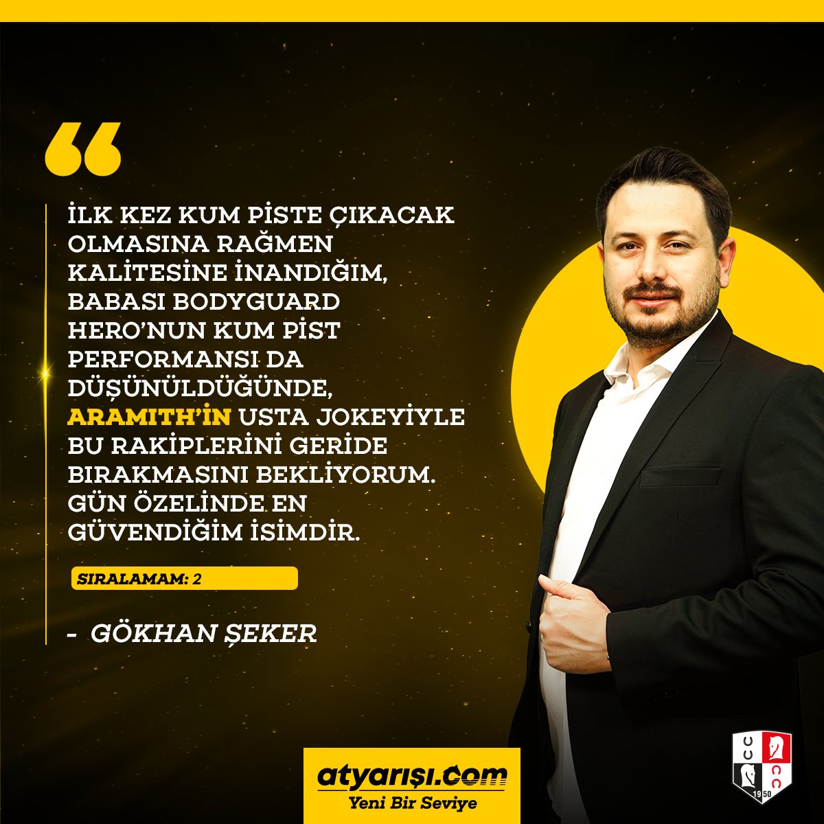 atyarisi (@atyarisicom) on Twitter photo Yazarımız Gökhan Şeker (<a href="/GokhanSeker35/">Gökhan Şeker</a>) bugün Kocaeli'deki 6. koşu için yorumunu paylaştı.
Editörlerimizin diğer yorumlarını okumak için --> atyrs.co/40C6ZF6 Yazarımız Gökhan Şeker (<a href="/GokhanSeker35/">Gökhan Şeker</a>) bugün Kocaeli'deki 6. koşu için yorumunu paylaştı.
Editörlerimizin diğer yorumlarını okumak için --> atyrs.co/40C6ZF6