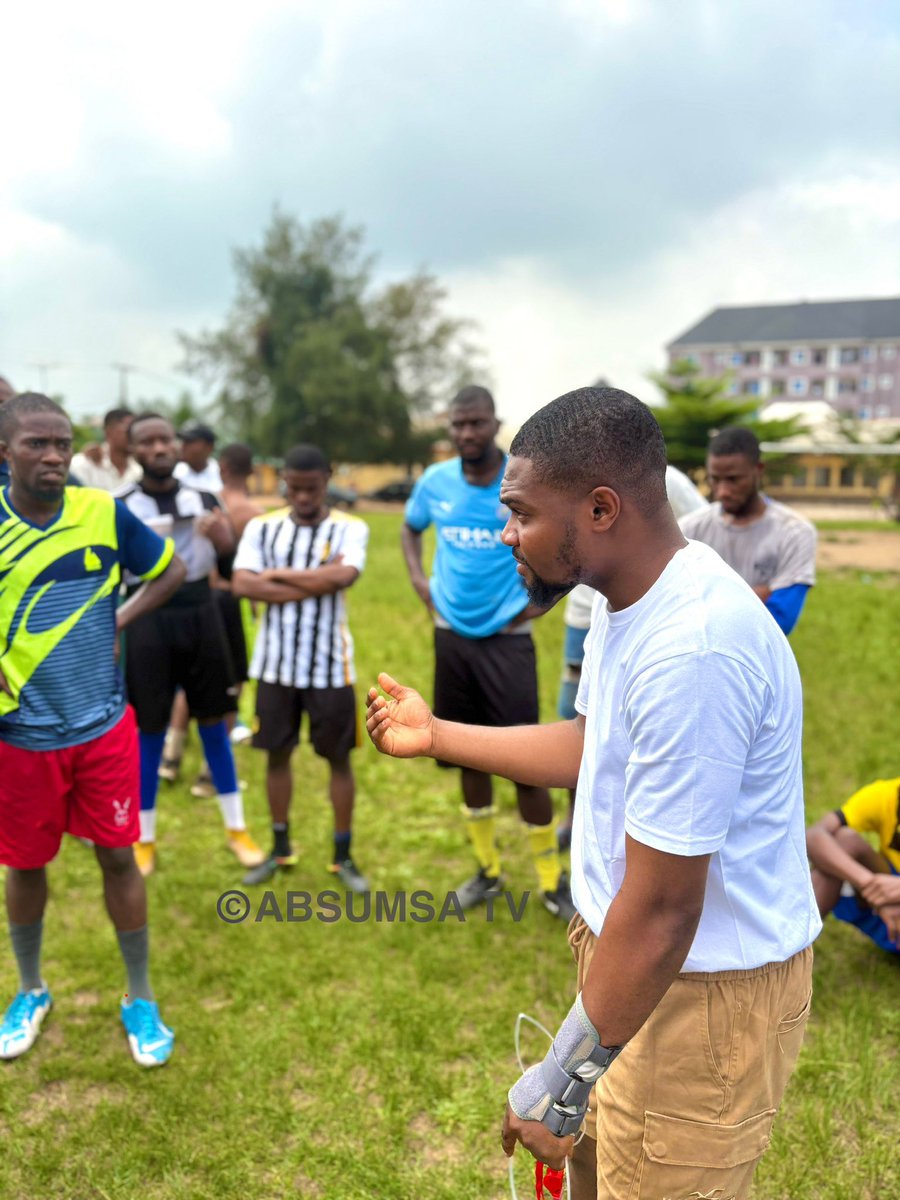 drchrisonuoha's tweet image. Not many know I coach football.
I’m leading a reform at ABSUMSA FC, not just in play, but in mindset.
We’re starting with mentality and discipline.
Then fitness. Then tactics.
My goal? To impact these young men so deeply it reflects in their personal lives.
#Leadership
