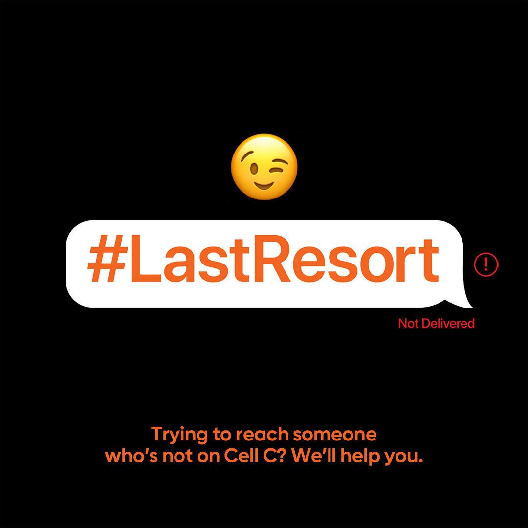 CellC's tweet image. We all know someone who’s not on Cell C enjoying great coverage. Those people can be hard to reach. 😫
Send us your messages for them, and we’ll broadcast them on radio, billboards or social media. 📡
DM us with your message.#LastResort
#SwitchToSee
T&Cs apply.