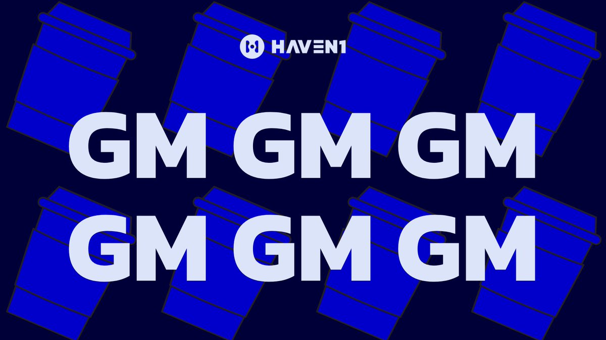 GM to every Web3 enthusiasts that showed up today! ☕

GM Havenaut! ☕

Can I get some Gm from here?

#H1