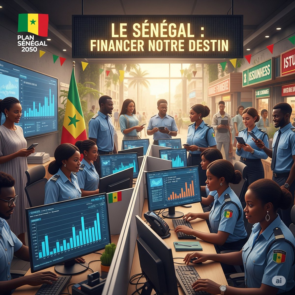loi200812's tweet image. 💰 1 : Mobilisation des ressources internes
💰🇸🇳 Le Sénégal finance son avenir avec ses propres forces !
Une fiscalité plus juste, la lutte contre la fraude et des dépenses mieux gérées. 
🎯 Objectif : autonomie financière durable.
#AutonomieFinancière #Sénégal2050 #BudgetCitoyen