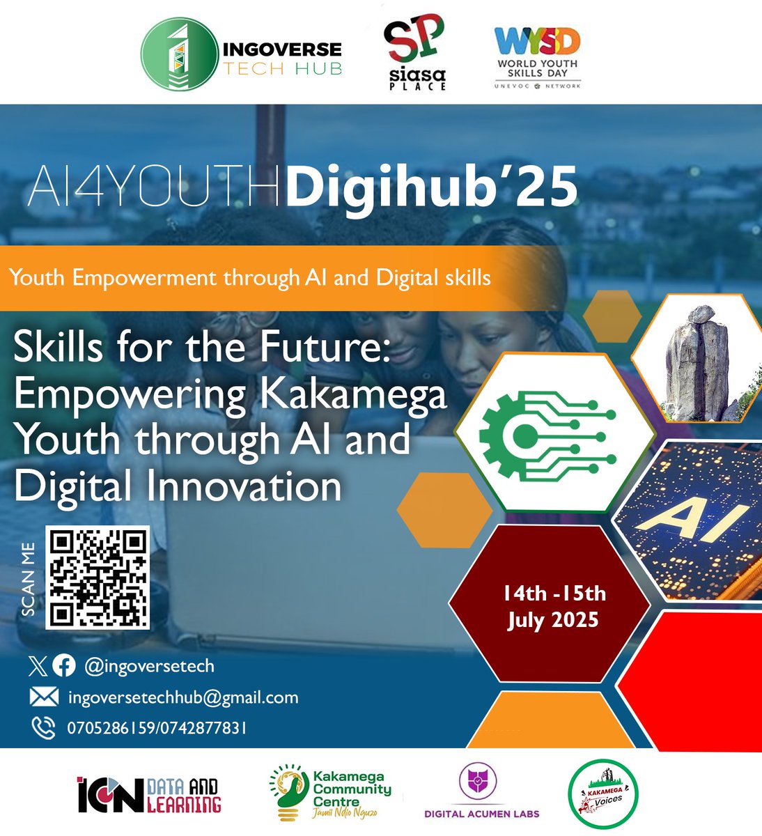 Ingoverse Tech Hub (@ingoversetech) on Twitter photo #WYSD2025 at the #AI4YOUTHDigiHub event happening now at Kakamega Youth Empowerment Centre!
Young minds are exploring the future of AI, digital skills, and innovation to solve real-world challenges. <a href="/Conradokeya/">Conrad Keya 🇰🇪</a>
#DigitalSkillsKe #YouthInTech #AIForGood #Kakamega #WYSD2025 at the #AI4YOUTHDigiHub event happening now at Kakamega Youth Empowerment Centre!
Young minds are exploring the future of AI, digital skills, and innovation to solve real-world challenges. <a href="/Conradokeya/">Conrad Keya 🇰🇪</a>
#DigitalSkillsKe #YouthInTech #AIForGood #Kakamega