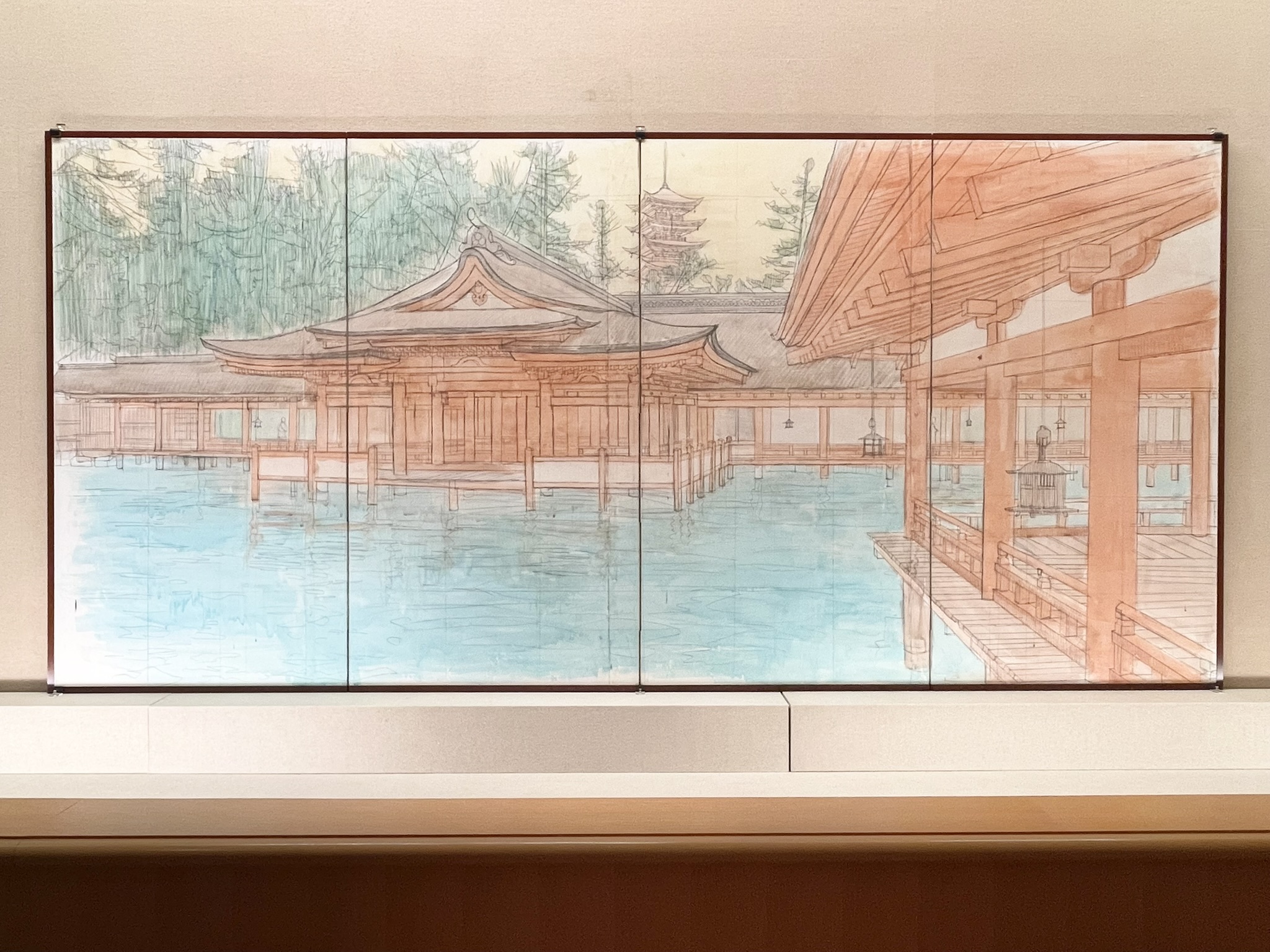 平山郁夫 厳島神社 宮島 複製 東山魁夷・平山郁夫・片岡球子等、日本画、版画の通販は、絵画