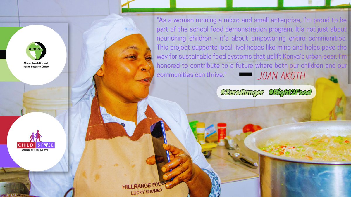 ChildSpace1's tweet image. The Voice of a local micro and small enterprise (MSE) in Korogocho through our Leveraging School Feeding and Micro and Small Enterprises to Promote Access to Healthy and Sustainable Food among the Urban Poor in Kenya - project powered @aphrc #ZeroHunger #Right2Food @CKyobutungi