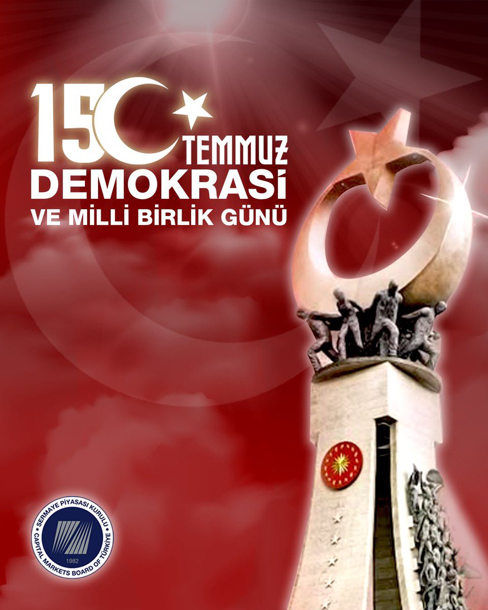 FETÖ’nün #15Temmuz hain darbe girişimi, milletimizin sağlam duruşu sayesinde bertaraf edildi. 

15 Temmuz Demokrasi ve Milli Birlik Günü vesilesiyle Kahraman Şehitlerimizi rahmetle ve minnetle anıyor, Gazilerimize şükranlarımızı sunuyoruz. 

🇹🇷🇹🇷🇹🇷“Zaferin Adı Türkiye”🇹🇷🇹🇷🇹🇷