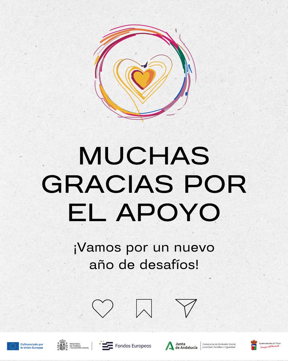 Balance del primer año de ERACIS+ en Vícar. Gracias al trabajo en red y al compromiso de todos, seguimos avanzando hacia la inclusión.
<a href="/UE_ANDALUCIA/">FondosUE_Andalucía</a>
#CofinanciadoUE #FondoSocialEuropeoPlus #ERACISplus #JuntaDeAndalucía #CISJUFI #AyuntamientoDeVícar #ServiciosSocialesAND