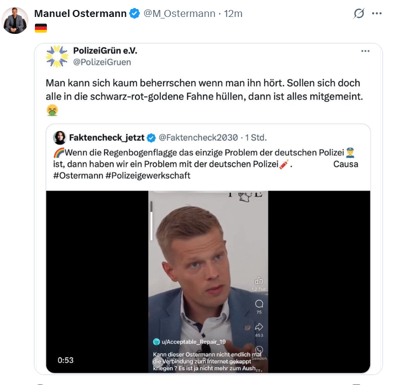 Petirrojo_El's tweet image. Wann er wohl die ersten Strophen der Nationalhymne zurück fordert?

#Polizeiproblem