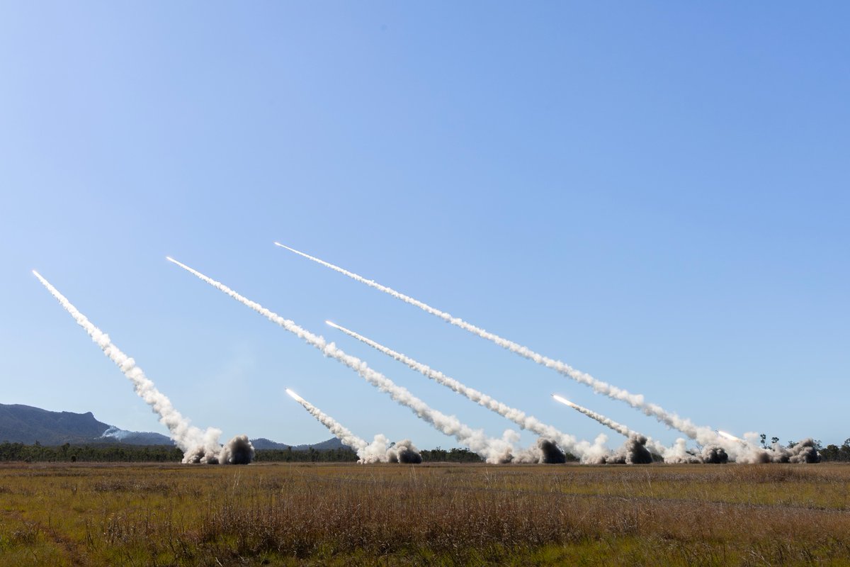 TalismanSabre's tweet image. What a way to kick off EXTS25 💥
#YourADF, @USARPAC, @FrenchForces, Republic of Korea, @jointstaffpa and Singapore showed us their long-range weapon systems in an combined joint live fire exercise.
📷 LSIS Susan Mossop
#TS25 #TalismanSabre25 #YourADF #StrongerTogether
