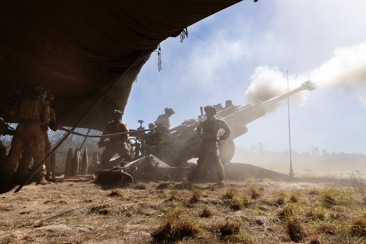 TalismanSabre's tweet image. What a way to kick off EXTS25 💥
#YourADF, @USARPAC, @FrenchForces, Republic of Korea, @jointstaffpa and Singapore showed us their long-range weapon systems in an combined joint live fire exercise.
📷 LSIS Susan Mossop
#TS25 #TalismanSabre25 #YourADF #StrongerTogether