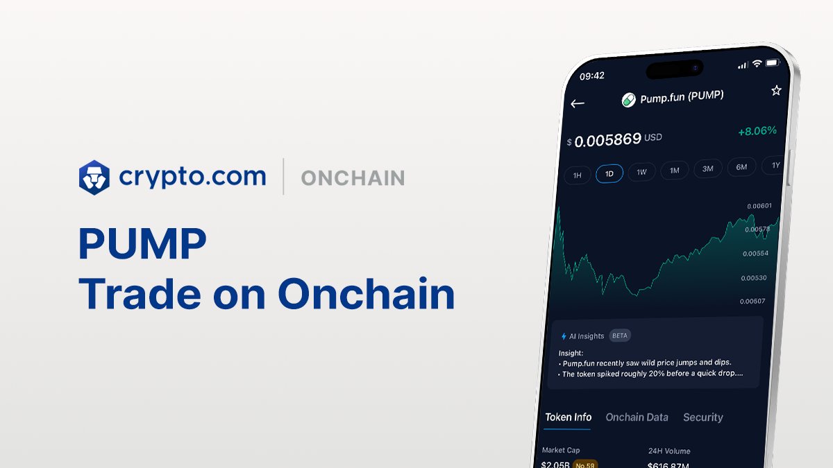 onchain_wallet's tweet image. Trade $PUMP in the Onchain Wallet now
Jump into the excitement with just a few taps.
Choose from a variety of payment options including swap using crypto, or purchase directly via Apple Pay, Google Pay, debit card, credit card, and more.
Trade now 👉 defi.onelink.me/MFZQ/160d10a1