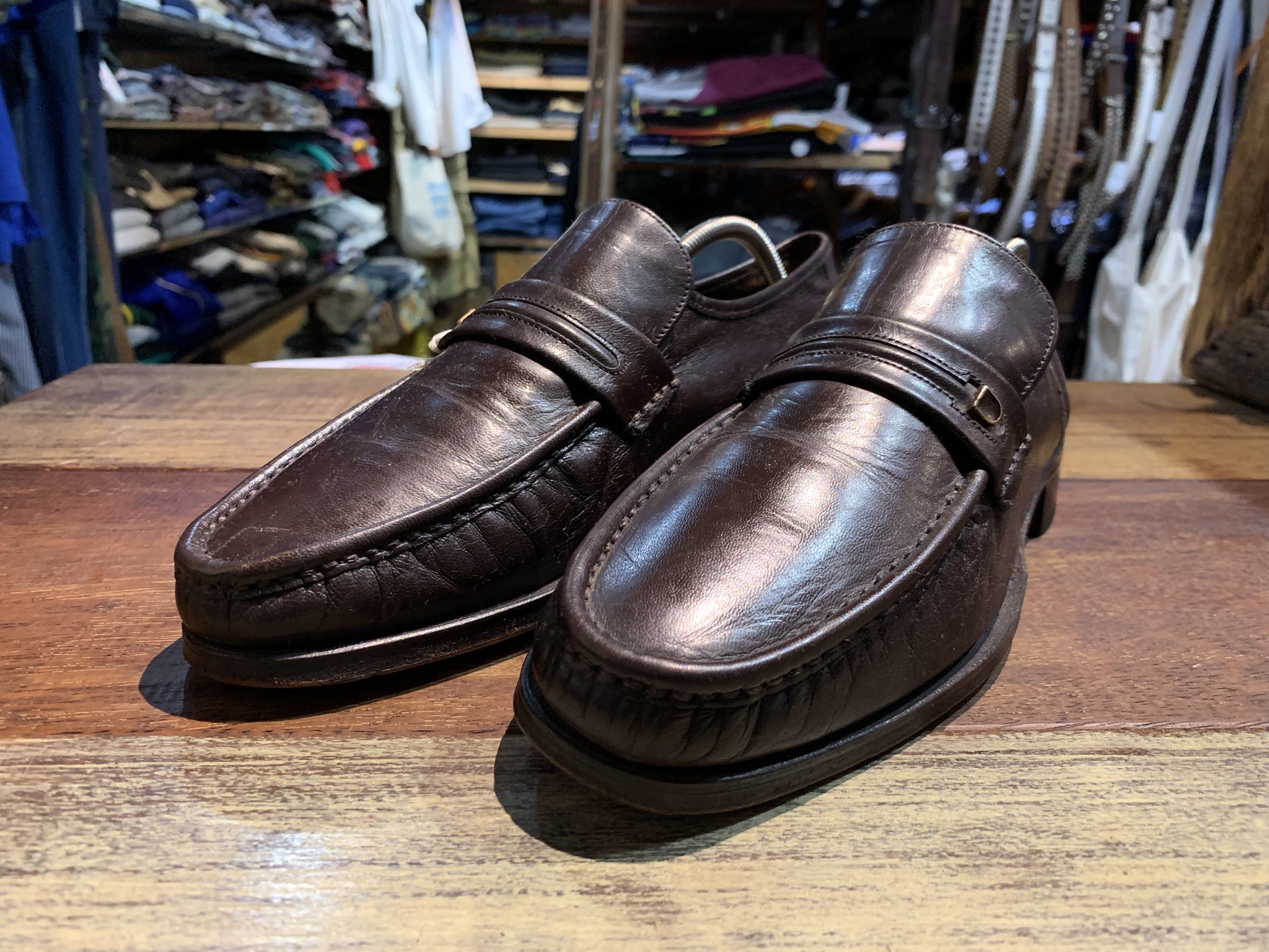 FLORSHEIM ローファー FLORSHEIM】フローシャイム コインローファー 28 革靴 バーガンディ