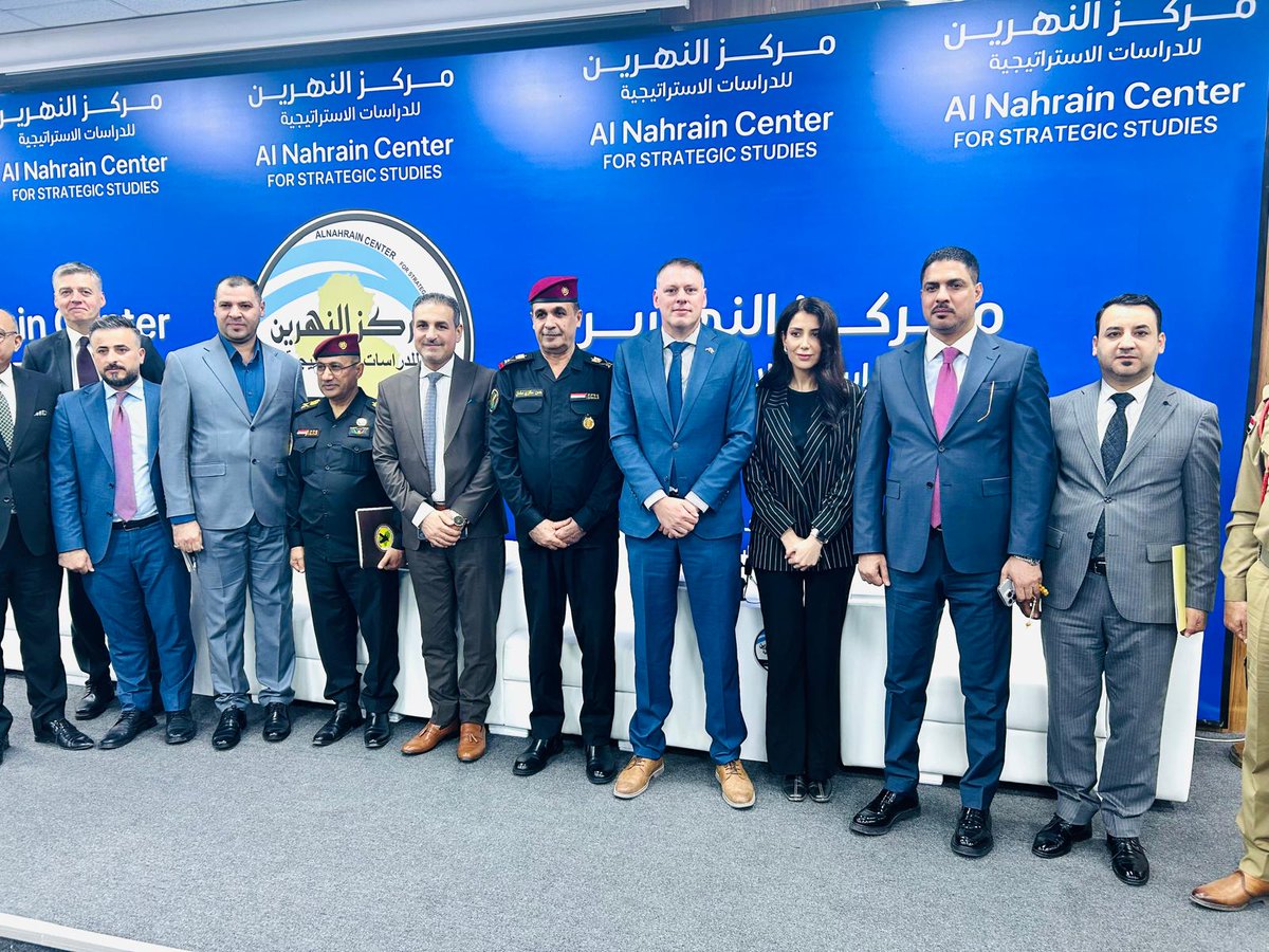 EuamIraq's tweet image. @EUAMIraq participated in a strategic meeting organised by the Iraqi National Security Advisory (NSA) and the National Counter-Terrorism Committee (NCCT) to discuss updates on the new Iraqi Counter-Terrorism Strategy 2026-2030.