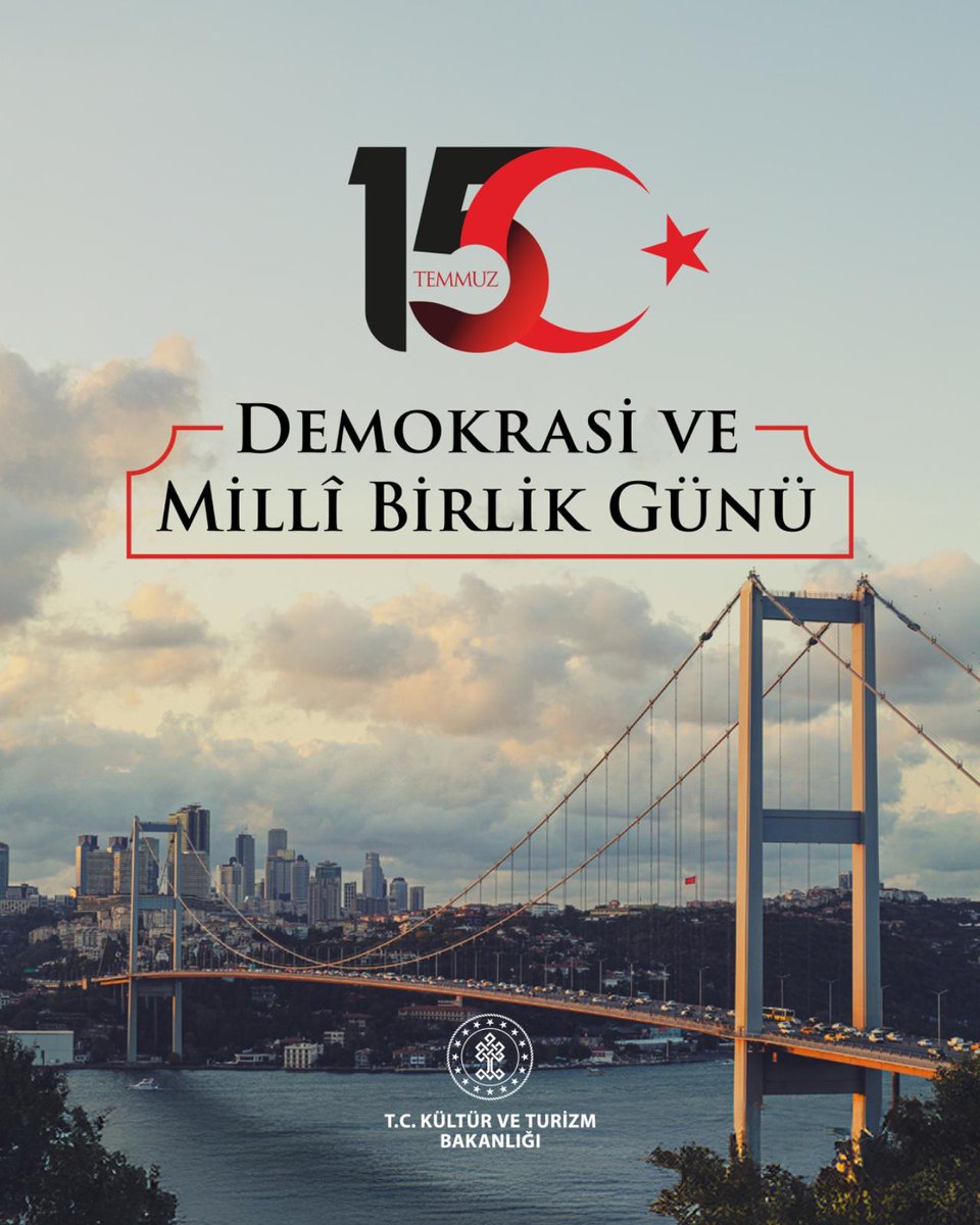 15 Temmuz; milletimizin canı pahasına tarihimizin en karanlık gecesini bir kahramanlık destanına dönüştürdüğü gündür.

Bu anlamlı gün vesilesiyle, vatan uğruna şehit düşen tüm kahramanlarımızı rahmetle, gazilerimizi şükranla yâd ediyoruz.🇹🇷

#ZaferinAdıTürkiye