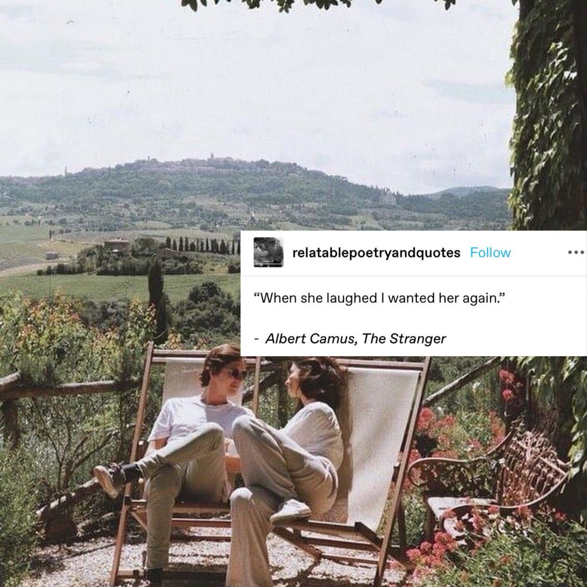 Reading Camus is something else.