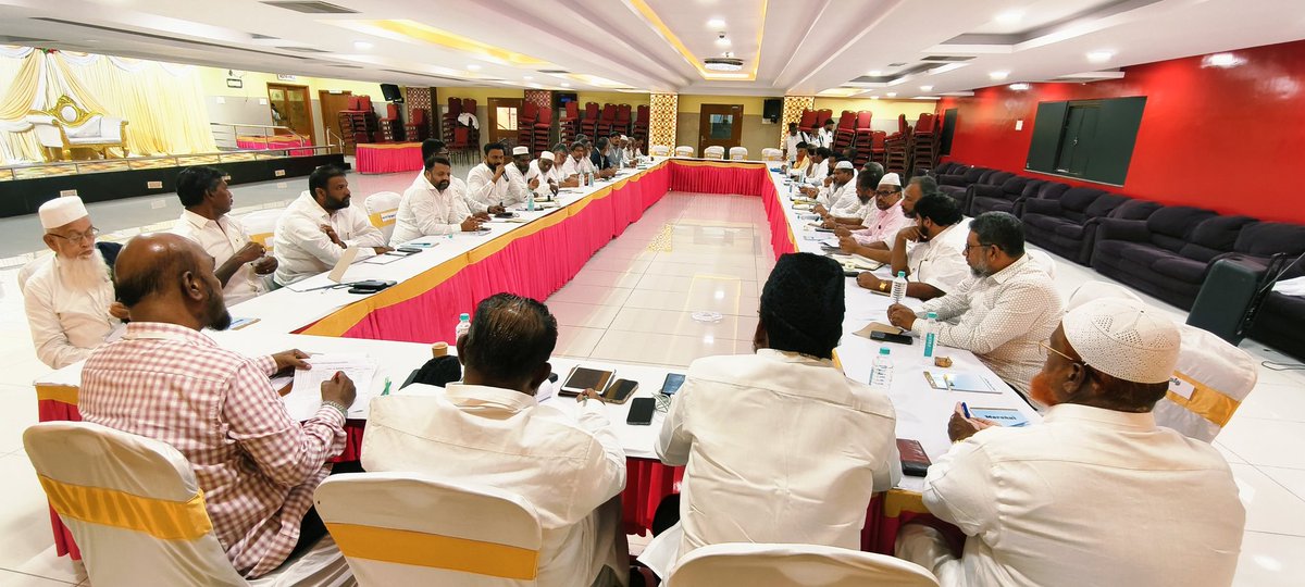 abdulsamadmmk's tweet image. சென்னை ரம்ஜான் மஹாலில்
தலைமை ஆலோசனைக்கூட்டம் தலைவர் பேராசிரியர் எம்.எச்.ஜவாஹிருல்லா MLA அவர்களின் தலைமையில் நடைபெற்றுக் கொண்டிருக்கிறது.

நாள்: ஜூலை15,2025

#tmmkitwing #mmkitwing #jawahirullahmla #தலைமைநிர்வாககுழு..