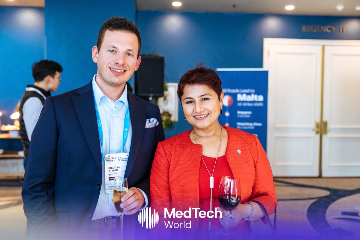 Med_Tech_World's tweet image. Fresh energy. Real connections. Nothing beats seeing bright minds in MedTech come together.
Next up:
🇸🇬 Singapore – Oct 1
🇲🇹 Malta – Nov 12–14
👉🏻Ticket options: eu1.hubs.ly/H0lL9kY0
Let’s keep the momentum going. #MedTechWorld #HealthTech #MedTechCommunity