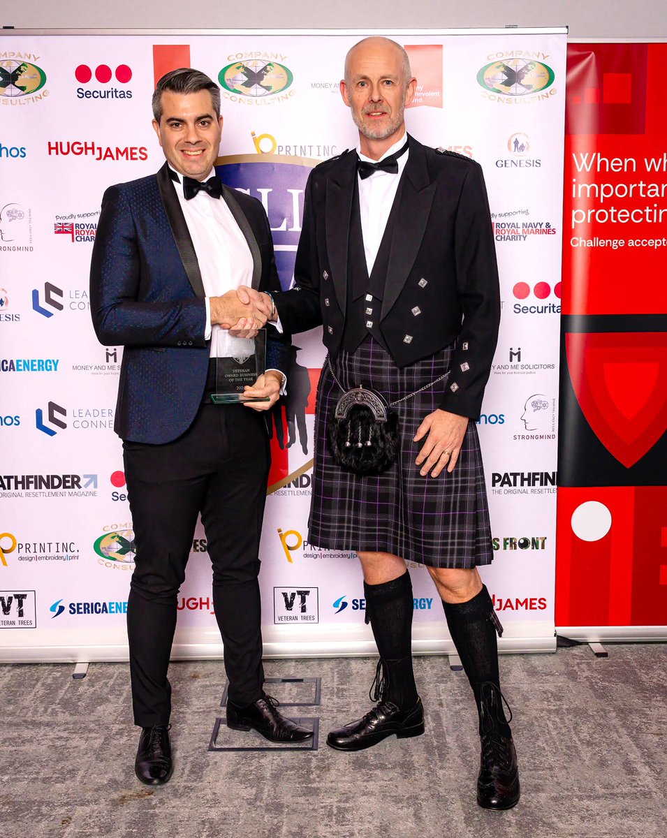 Could you be one of our Veteran Owned UK  business of the year Finalists at this year's English #VeteransAwards sponsored by <a href="/SericaEnergyplc/">Serica Energy plc</a>  celebrating those Veteran owned Businesses who are based or operate in England! 

Nominate or apply today, 
veteransawards.co.uk/english-vetera…