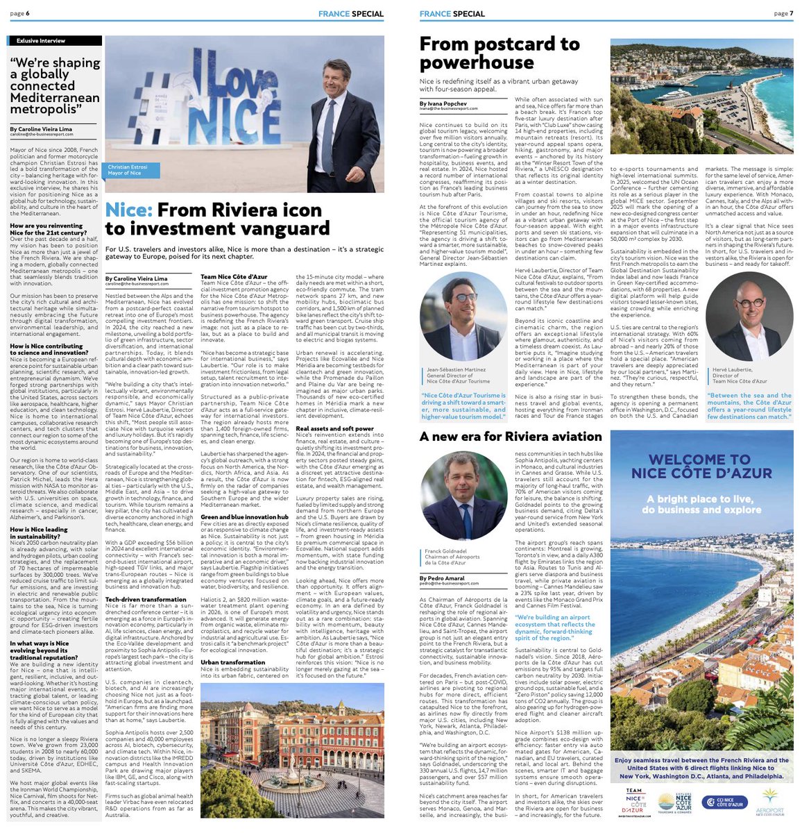 J-Sébastien Martinez (@js_martinez) on Twitter photo 🇫🇷 À l’honneur dans USA TODAY : Nice Côte d’Azur, bien plus qu’une carte postale 🌴
➡️ Hub tech, green & durable
➡️ Tourisme 4 saisons
➡️ Ville du quart d’heure
➡️ Connexion transatlantique
Sous l'impulsion de <a href="/cestrosi/">Christian Estrosi</a>, Nice devient LA référence européenne du futur.
#Nice06 🇫🇷 À l’honneur dans USA TODAY : Nice Côte d’Azur, bien plus qu’une carte postale 🌴
➡️ Hub tech, green & durable
➡️ Tourisme 4 saisons
➡️ Ville du quart d’heure
➡️ Connexion transatlantique
Sous l'impulsion de <a href="/cestrosi/">Christian Estrosi</a>, Nice devient LA référence européenne du futur.
#Nice06