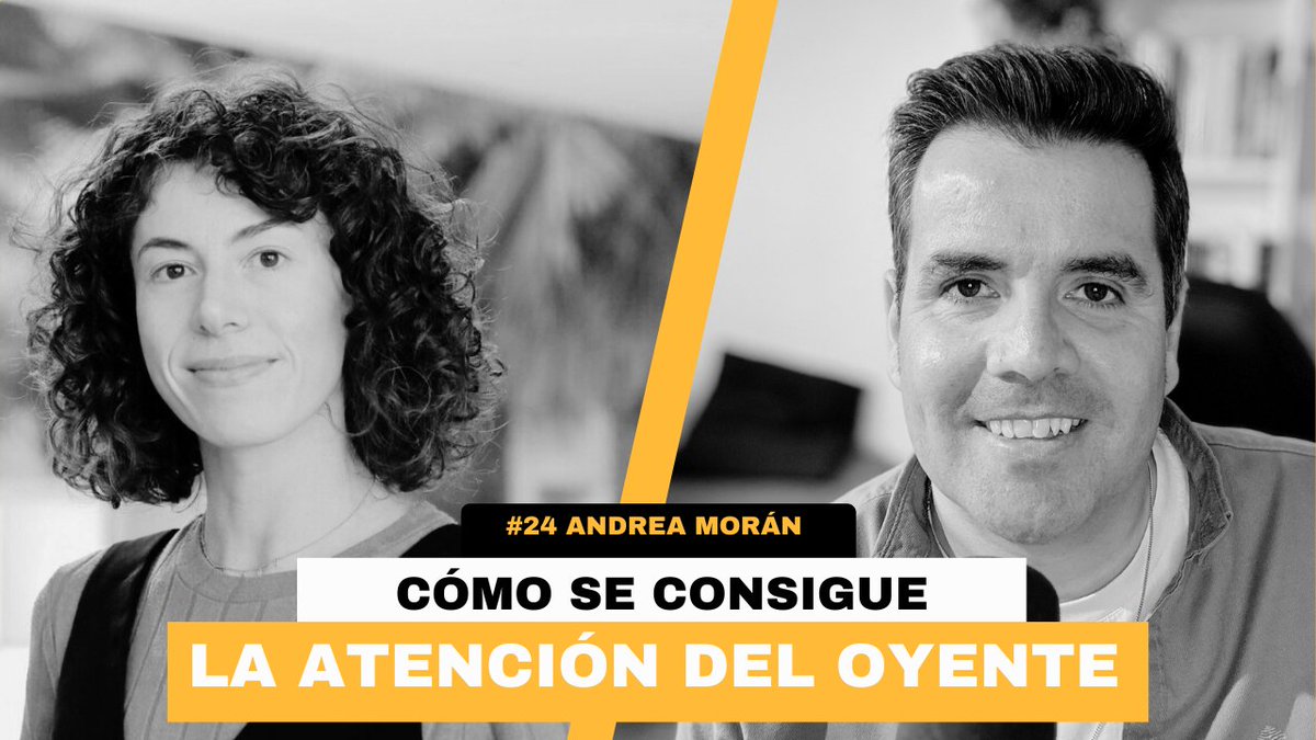 Guillermo Vila (@gvilaradio) on Twitter photo 🎧 Fin de temporada en #HoyEnElPodcast
Hoy publico el episodio 24, con <a href="/_andrea_moran/">Andrea Morán</a>.
Hablamos de cómo mantener la atención en un pódcast, del valor de la voz y del oficio sonoro.
Gracias por acompañarme en este viaje.
Nos vemos pronto.
👉 Disponible en YouTube y plataformas 🎧 Fin de temporada en #HoyEnElPodcast
Hoy publico el episodio 24, con <a href="/_andrea_moran/">Andrea Morán</a>.
Hablamos de cómo mantener la atención en un pódcast, del valor de la voz y del oficio sonoro.
Gracias por acompañarme en este viaje.
Nos vemos pronto.
👉 Disponible en YouTube y plataformas