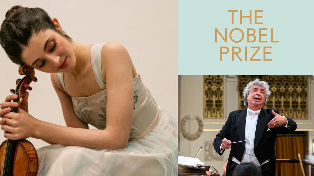 SemyonBychkov1's tweet image. The Nobel Prize Concert honours the year’s Nobel Prize laureates.
On December 8, Semyon Bychkov conducts the Royal Stockholm Philharmonic Orchestra in Mussorgsky's Pictures at an Exhibition, and Spanish violinist María Dueñas makes her Konserthuset Stockholm debut.