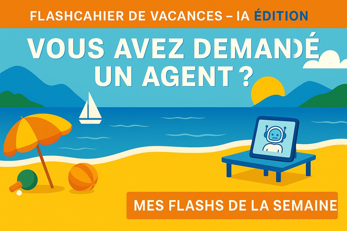 🧠 𝐋𝐞ç𝐨𝐧 𝟐 – 𝐄𝐩𝐢𝐬𝐨𝐝𝐞 𝟏-📞 𝐕𝐨𝐮𝐬 𝐚𝐯𝐞𝐳 𝐝𝐞𝐦𝐚𝐧𝐝é 𝐮𝐧 𝐚𝐠𝐞𝐧𝐭 ? 𝐍𝐞 𝐪𝐮𝐢𝐭𝐭𝐞𝐳 𝐩𝐚𝐬 !
Il est déjà en ligne.
🤖 Chatbots, assistants vocaux, apps bancaires : les agents IA deviennent la norme.

📊 En 2025, +70 % des grandes entreprises y auront