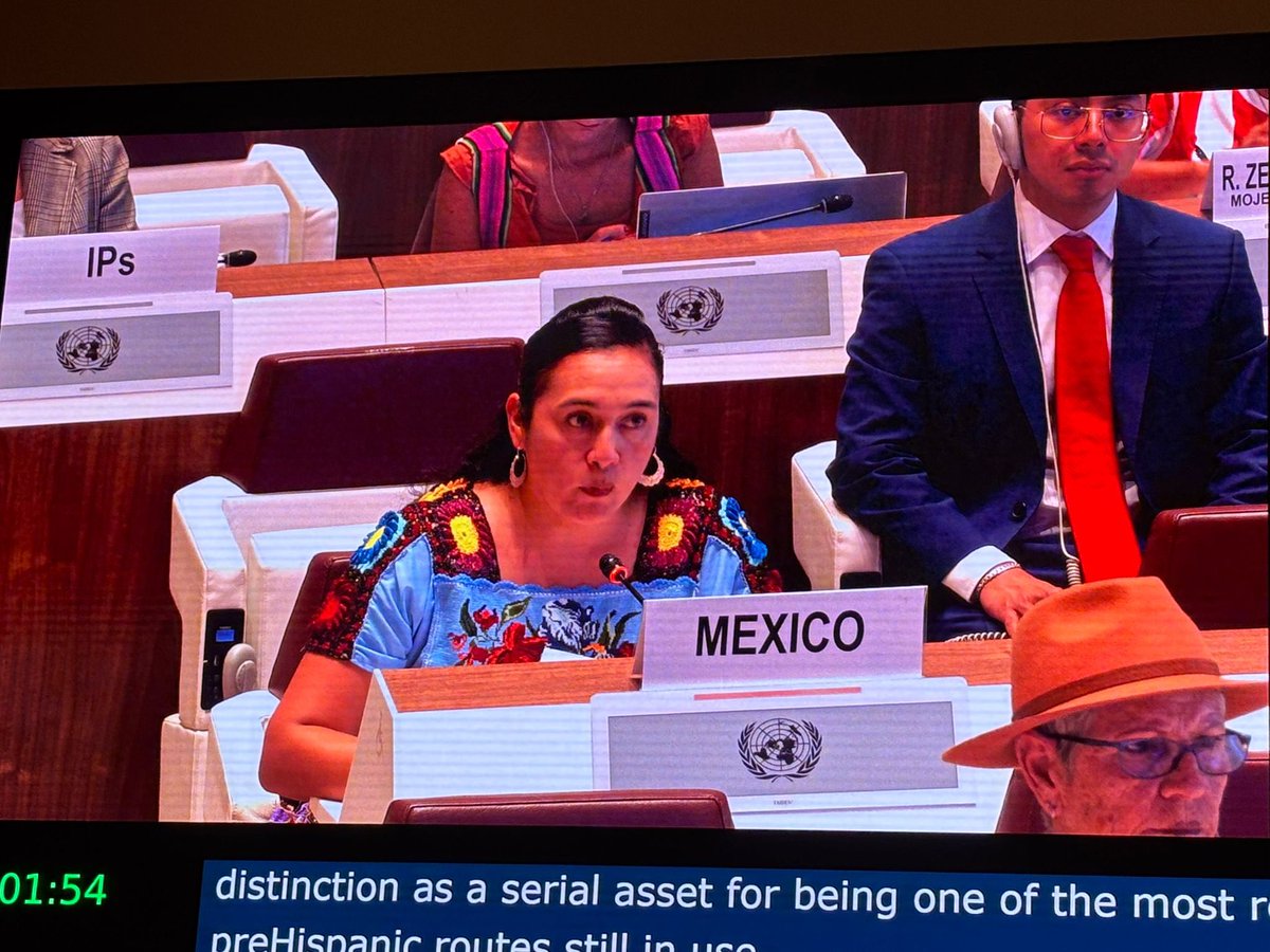 Misión de México en Ginebra (@misionmexoi) on Twitter photo 🇲🇽México participa en la 18ª sesión del Mecanismo de Expertos sobre los Derechos de los Pueblos Indígenas #MEDPI La Delegación mexicana está integrada por representantes de la <a href="/SRE_mx/">Relaciones Exteriores</a> , del <a href="/INPImx/">INPI</a> y de las Universidades Interculturales de la <a href="/SEP_mx/">SEP México</a>
#EMRIP 🇲🇽México participa en la 18ª sesión del Mecanismo de Expertos sobre los Derechos de los Pueblos Indígenas #MEDPI La Delegación mexicana está integrada por representantes de la <a href="/SRE_mx/">Relaciones Exteriores</a> , del <a href="/INPImx/">INPI</a> y de las Universidades Interculturales de la <a href="/SEP_mx/">SEP México</a>
#EMRIP