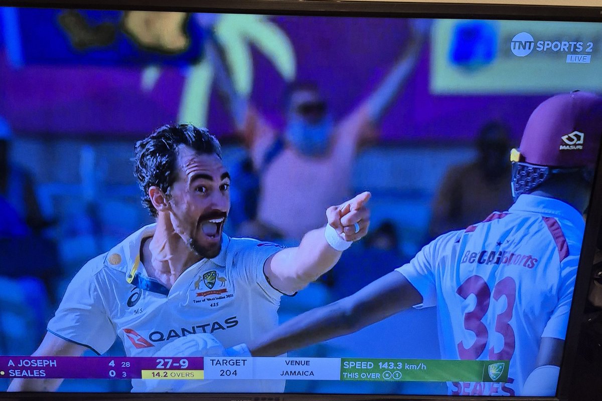 How it started vs How it's going 😖

We're down ROTTEN #WIvsAUS