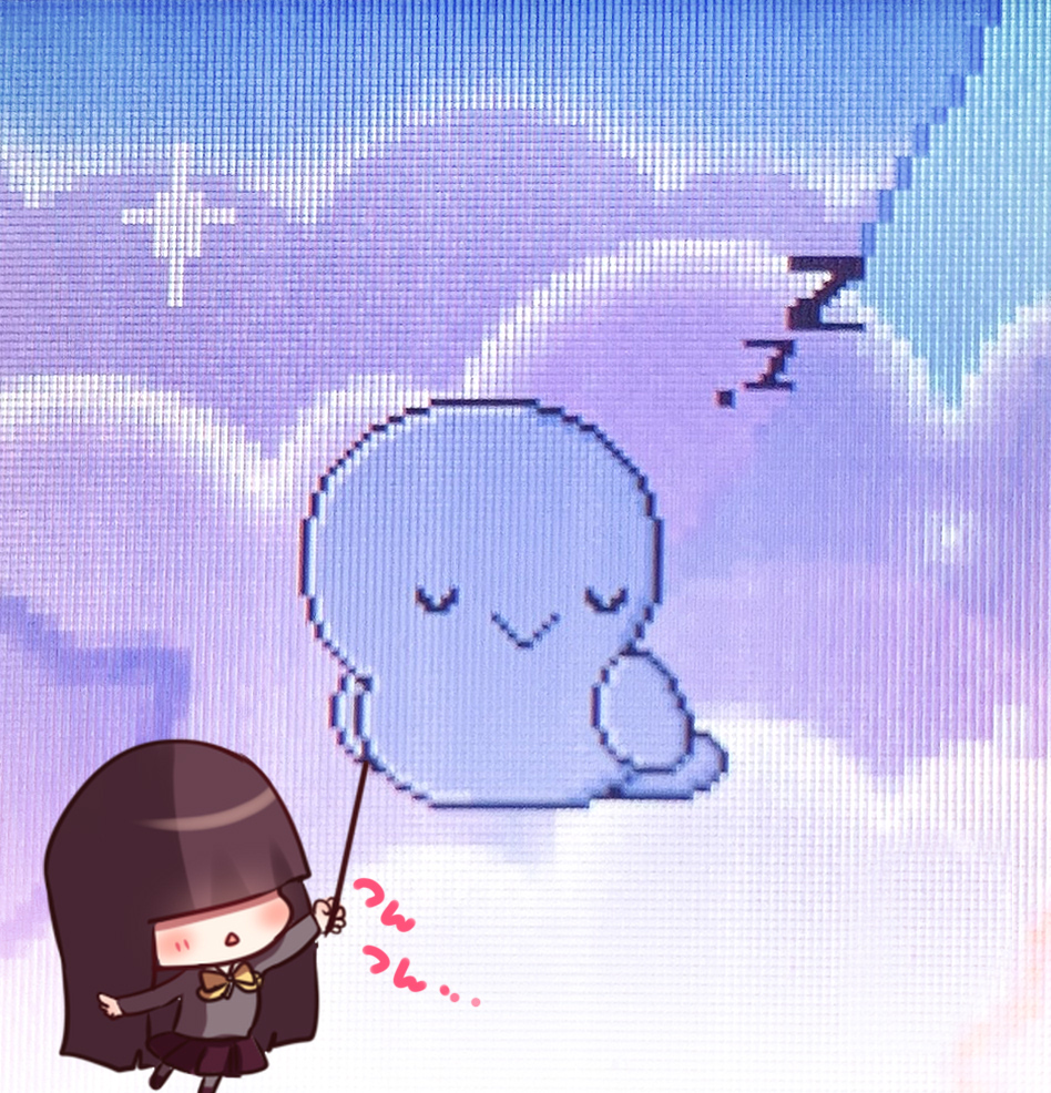 Nemu_suya2's tweet image. いま朝の5時だと勘違いして
まだまだスヤスヤなうちのたまごっちちゃん