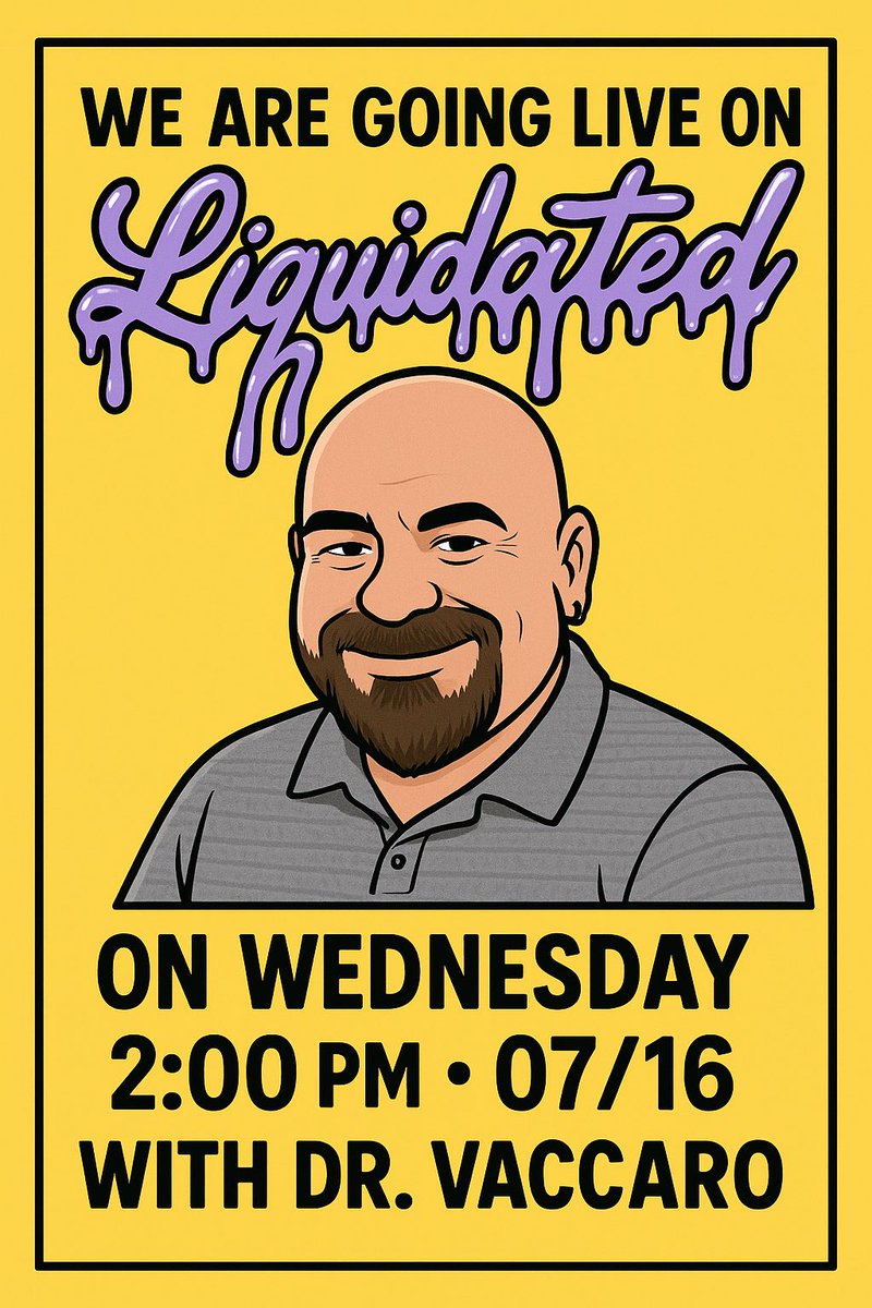 LiquidatedShow's tweet image. We’re going LIVE with Dr. Gaetano Vaccaro — licensed psychologist, CSAT, and creator of the RISC method (Relationships, Intimacy & Sexual Compulsivity).
30+ years of expertise in trauma, addiction, and peak mental performance.
📺 Wed 7/16 · 2PM PT
💬 Tune in for real talk on…