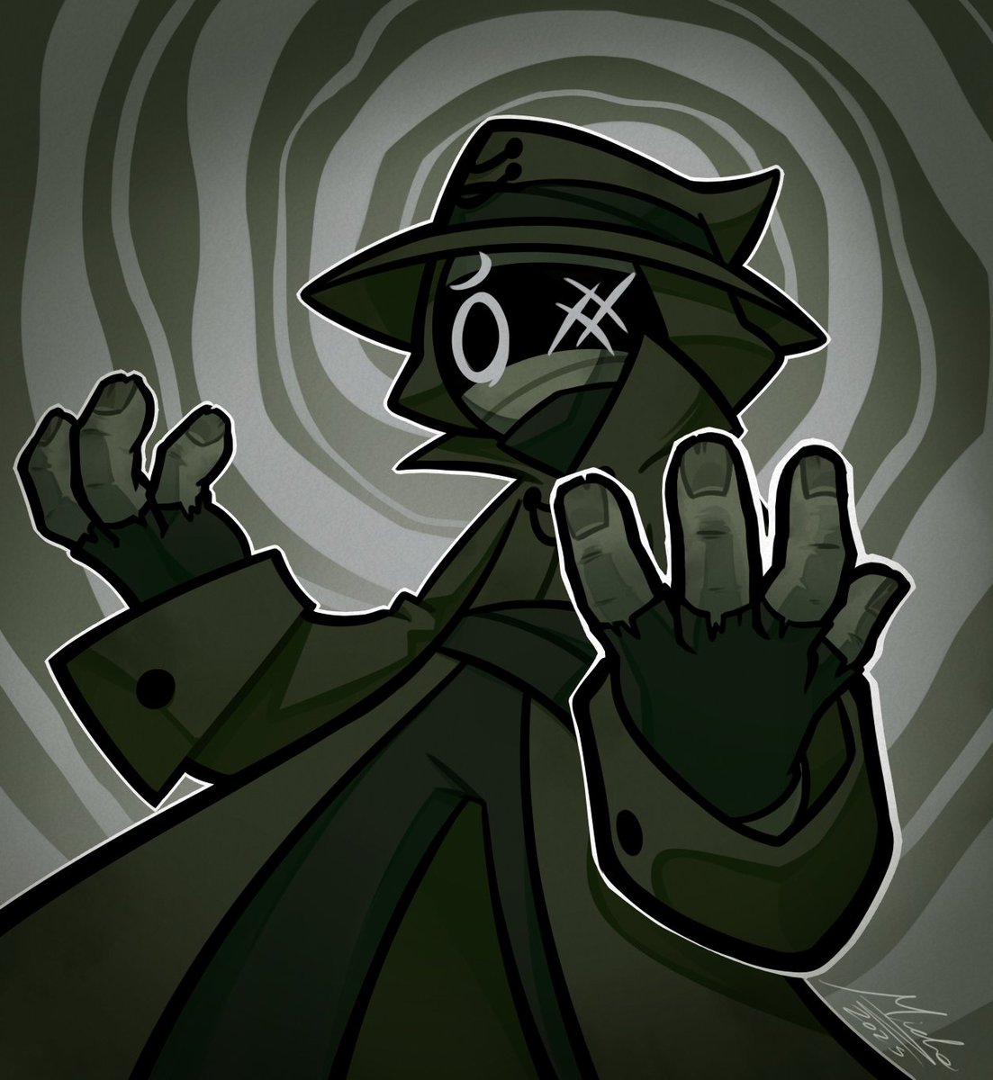 Michamiwart's tweet image. Everything is dizzy...

Anxy by @favor1te_lie 

#artfight2025 #artfight #Artfightteamcrystals