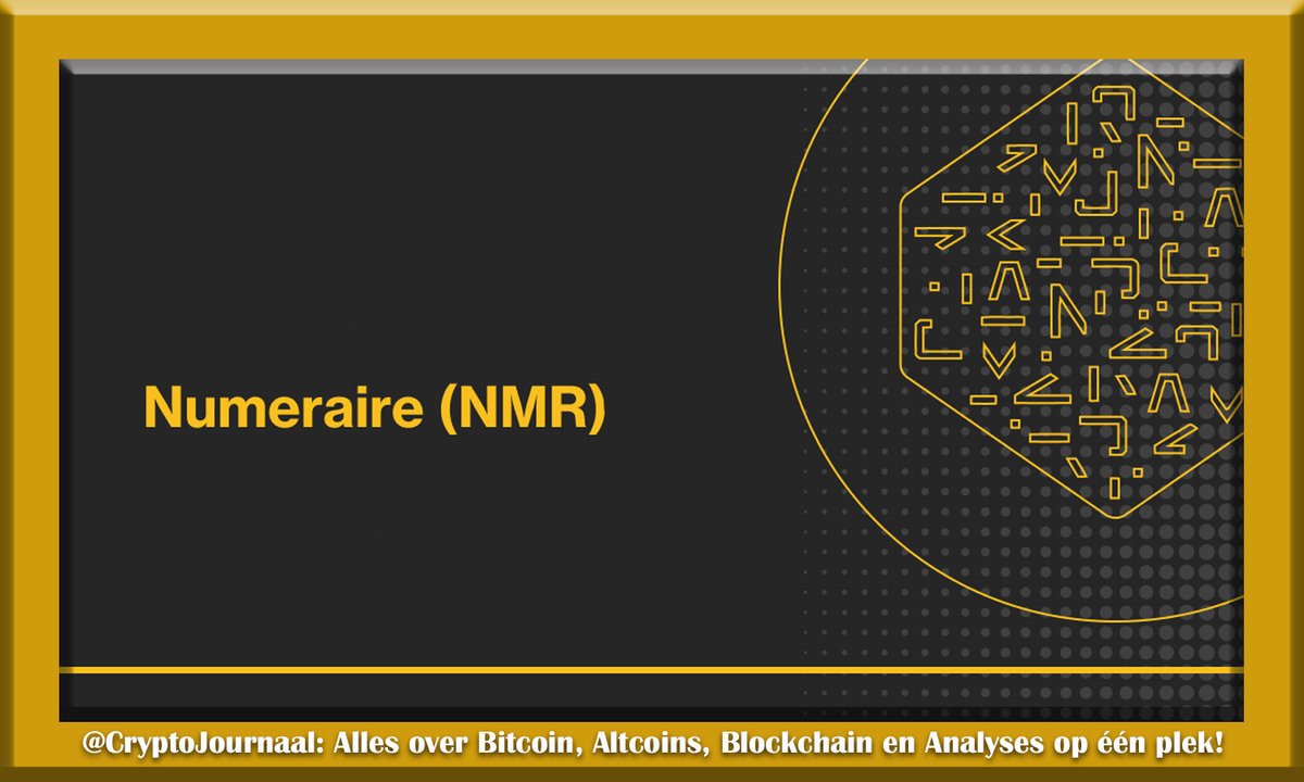 Numeraire ( $NMR ) - #Explainer 💡 What is Numeraire ( $NMR )? Numeraire (  $NMR ) is an ERC-20 token that operates on the Ethereum blockchain and is  the native cryptocurrency